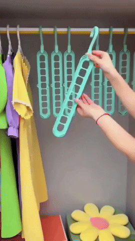 🧺 Percha Múltiple 9 en 1 Giratoria 360° – Organiza y Ahorra Espacio