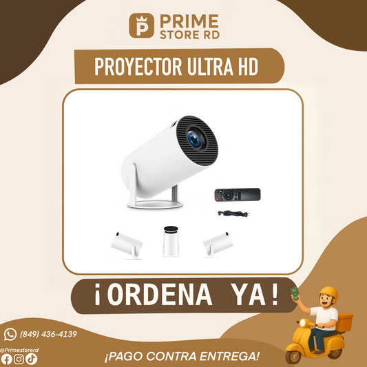 Proyector Ultra HD Smart – Con Sistema Android Integrado